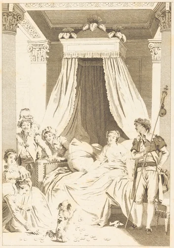 Le petit chien by French 18th Century, print, 1700-1799