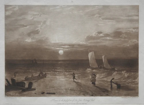Liber Studiorum: Mildmay Sea-piece by Joseph Turner, print