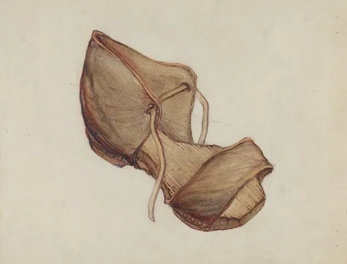 Shoe by American 20th Century, index of american design, 1935-1942