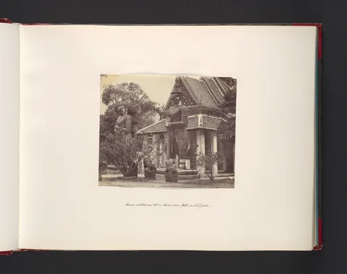 Main Entrance to a Siamese Wat or Temple by John Thomson, photograph, 1865