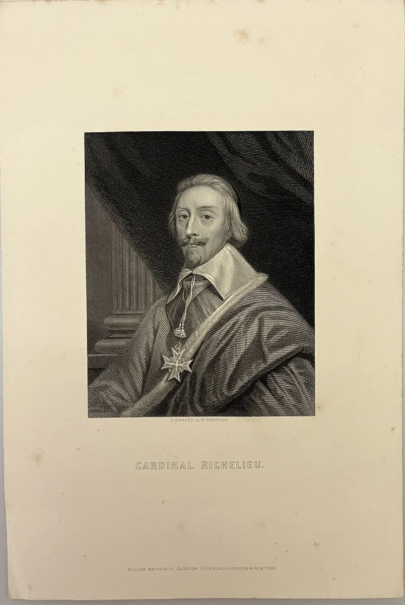 Cardinal Richelieu by Richard Woodman, other, 1804-1859