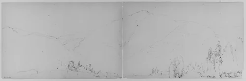 Cornwall, 1871 (from Sketchbook) by Daniel Huntington, artwork, 1870