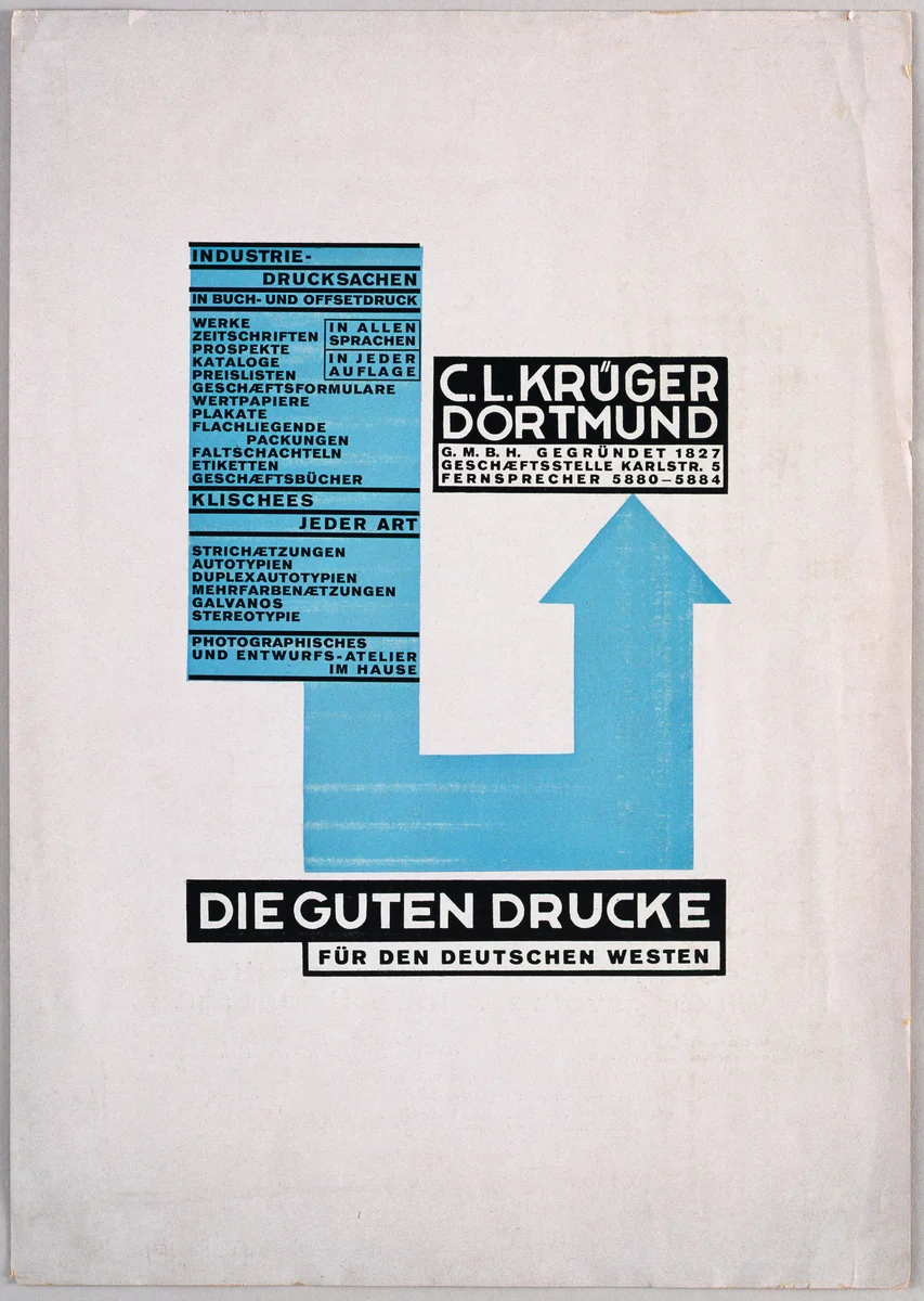 C. L. Krüger, Dortmund, die guten Drucke by Unknown Artist, design, 1924