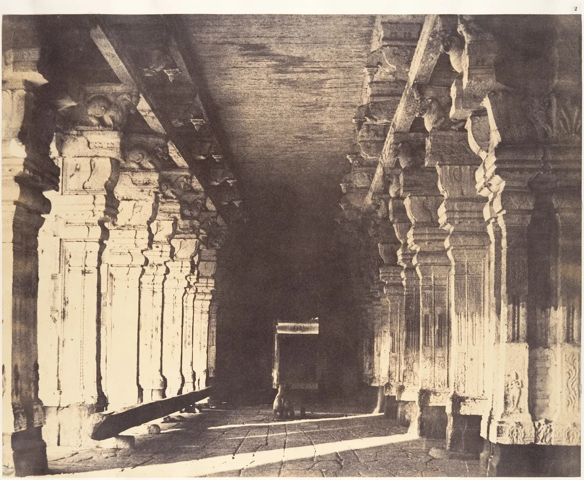 The Viravasuntarayan Munapam by Linnaeus Tripe, photograph, 1858