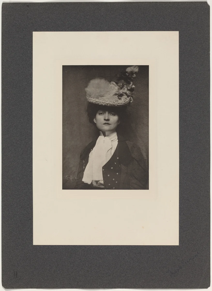 Portrait of Miss Jones by Frank Eugene, photograph, 1901