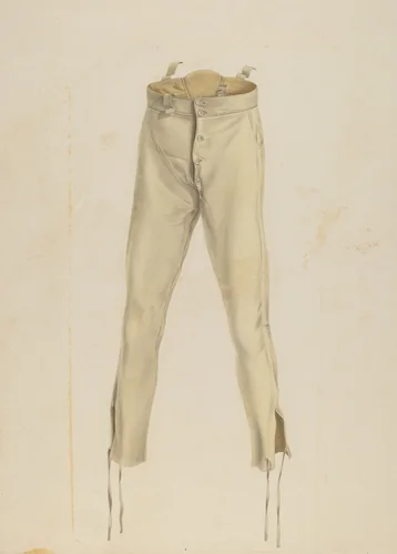 Trousers by Daniel Marshack, index of american design, 1935-1942