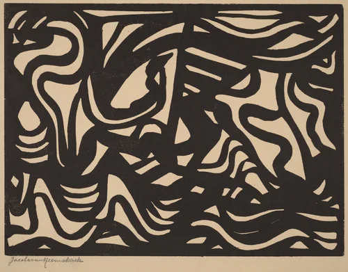 Composition by Jacoba van Heemskerck van Beest, print, 1921