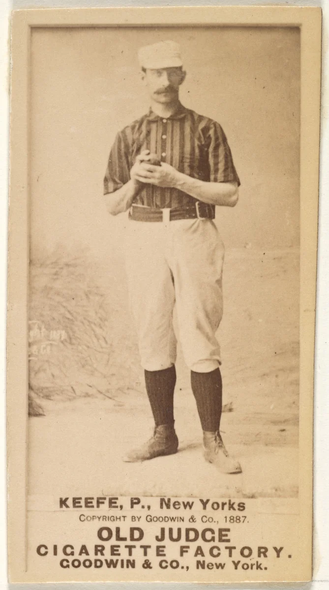 Timothy John "Tim" Keefe, Pitcher, New York, from the Old Judge series (N172) for Old Judge Cigarettes by Goodwin & Company, photograph, 1887