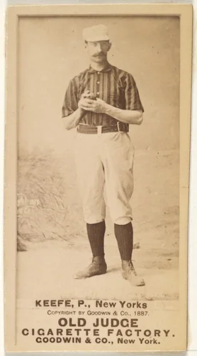 Timothy John "Tim" Keefe, Pitcher, New York, from the Old Judge series (N172) for Old Judge Cigarettes by Goodwin & Company, photograph, 1887