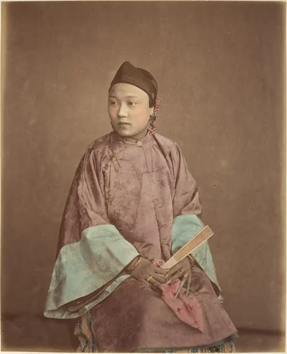 Fille de Lantcheou by Raimund von Stillfried, photograph, 1870-1879
