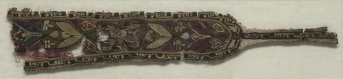 Fragment of a Clavus by Unknown, textile, 700-799
