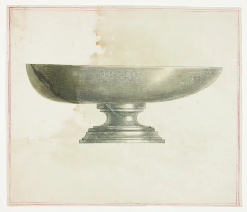Irregular Green Stone Basin by Giuseppe Grisoni, painting, 1719-1769