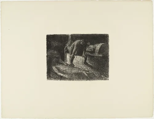 The Gobblin (Der Alb) from The Dead Day (Der tote Tag) by Ernst Barlach, print, 1910