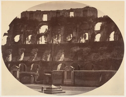 Interno del Colosseo by Giovanni Battista Altadonna, photograph, 1850-1859