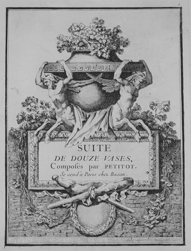 Suite de Douze Vases by Ennemond Alexandre Petitot, book, 1764-1864
