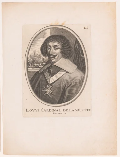 Portret van Louis de Nogaret de La Valette by anonymous, print, 1618-1668