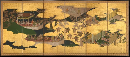 “Butterflies” by Tosa Mitsuyoshi (土佐光吉), painting, 1567-1613