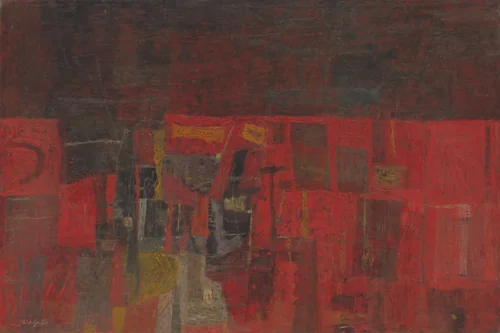 Review by Philip Guston, painting, 1948-1949