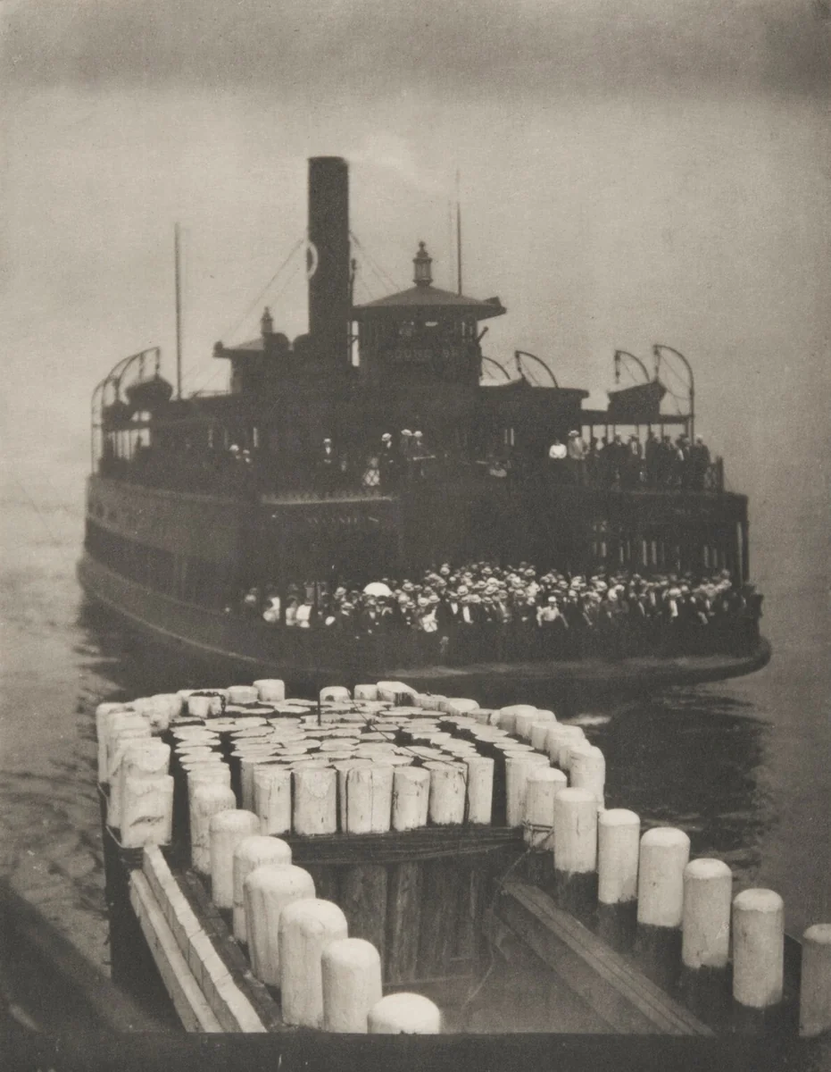 The Ferry Boat by Alfred Stieglitz, photograph, 1910