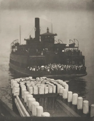 The Ferry Boat by Alfred Stieglitz, photograph, 1910