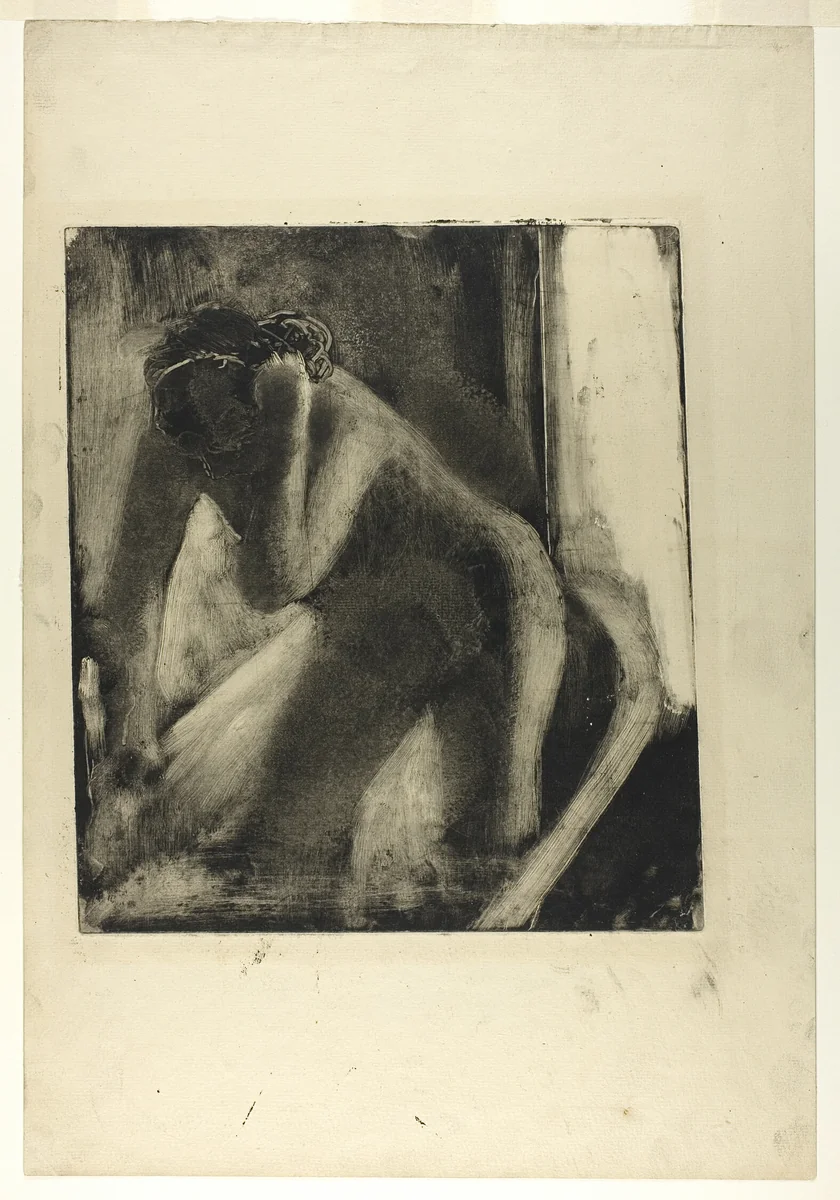 The Bath by Edgar Degas, print, 1880-1885
