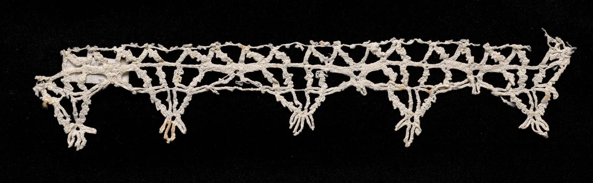 Bobbin Lace Edging of Points by Unknown, textile, 1540-1560