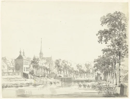 De Koepoort te Goes, op Zuid-Beveland by anonymous, drawing, 1700-1800