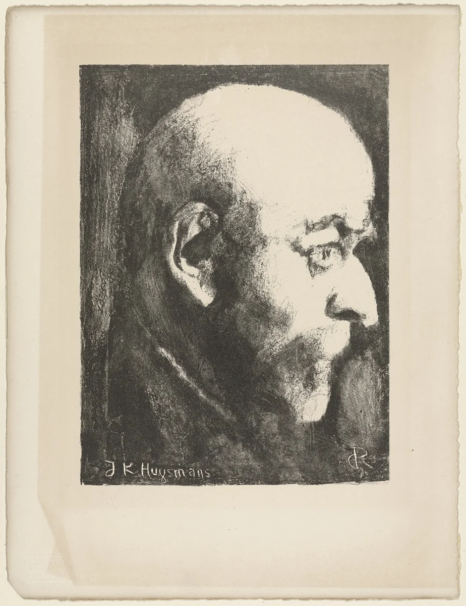 J. K. Huysmans by Georges Rouault, print, 1926