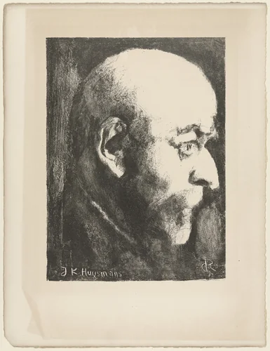 J. K. Huysmans by Georges Rouault, print, 1926