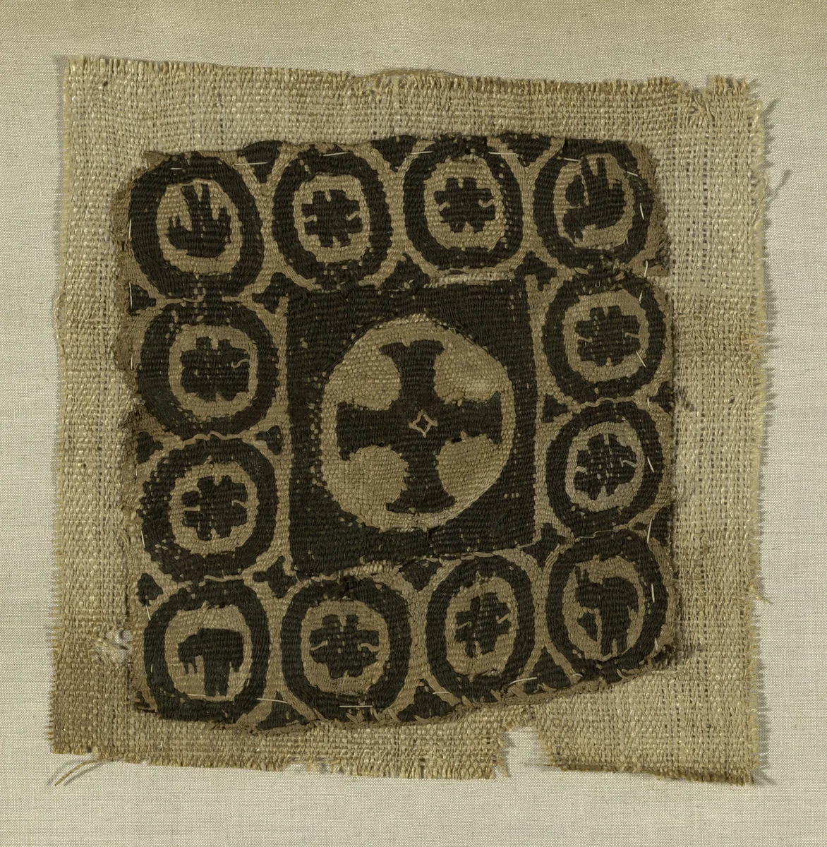 Panel by Coptic Egypt, textile, 401-600