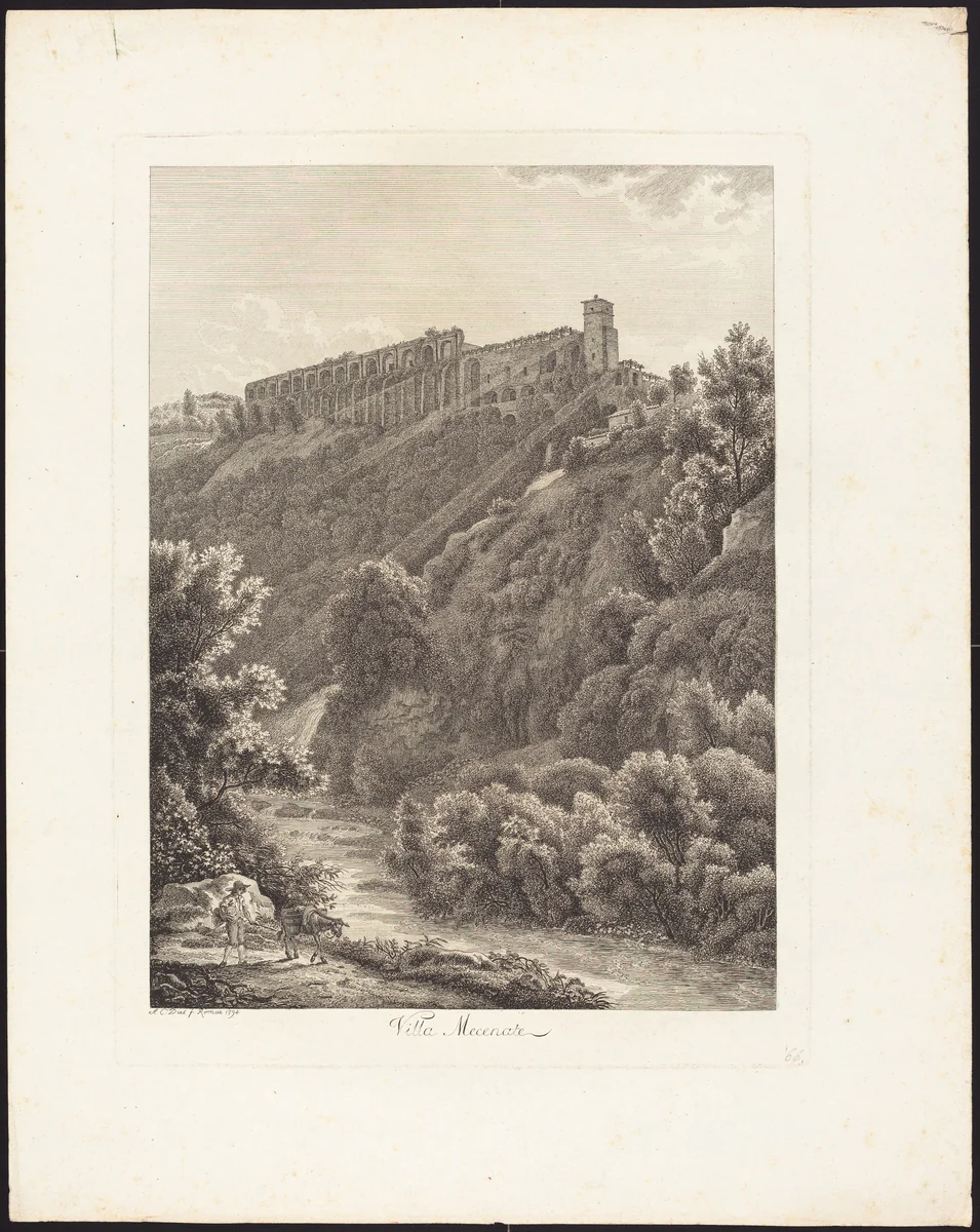 Villa Mecenate by Albert Christoph Dies, portfolio, 1755-1822