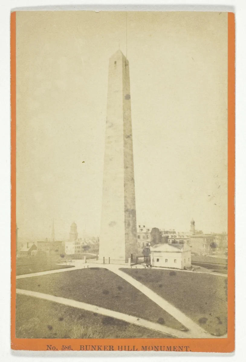 Bunker Hill Monument by Artist Unknown, photograph, 1842-1900
