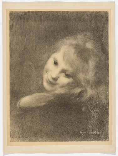 Cheerful (Rieuse) from L'Estampe moderne, no. 2 by Armand Berton, print, 1897