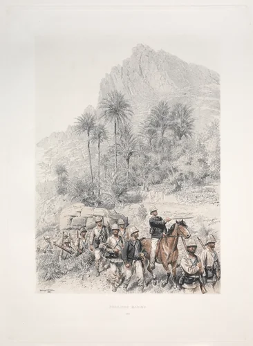 Riflemen by Édouard Detaille, print, 1887