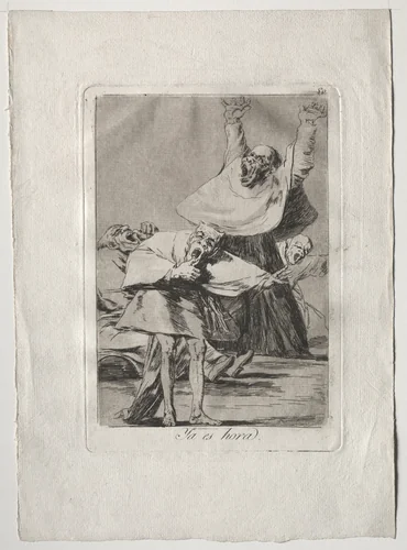 It is Time, Plate 80 by Francisco de Goya, print, 1799