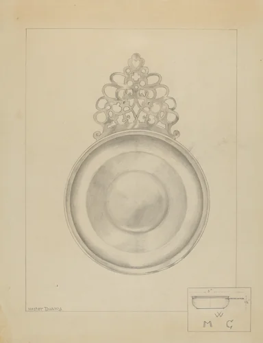Silver Porringer by Hester Duany, index of american design, 1936