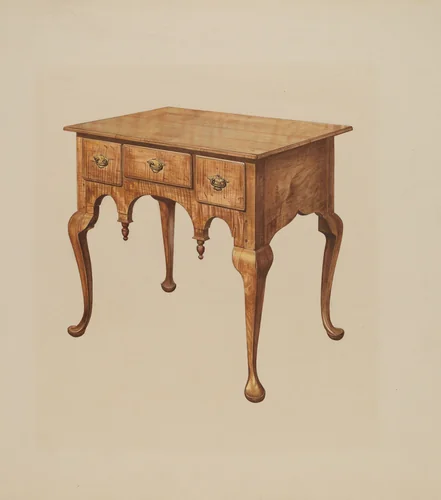 Lowboy by American 20th Century, index of american design, 1935-1942
