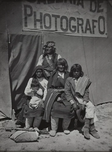 Isleta Pueblo, New Mexico by Ben Wittick, photograph, 1880