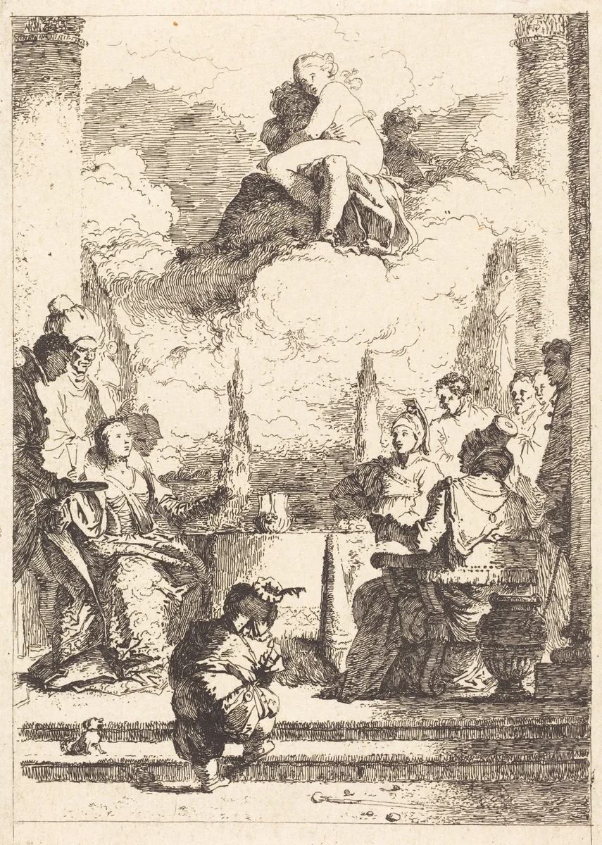 The Feast of Anthony and Cleopatra (Le festin d'Antoine et de Cleopatre) by Jean Honoré Fragonard
Giovanni Battista Tiepolo, print, 1732-1806