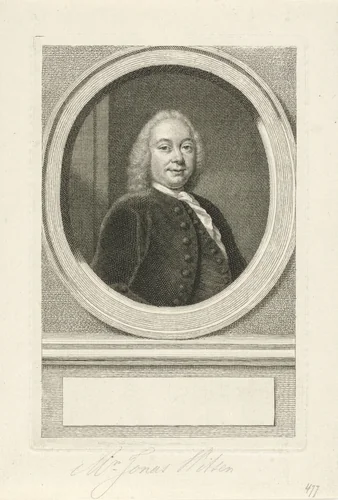 Portret van Jonas Witsen by Jacob Houbraken, print, 1749-1767