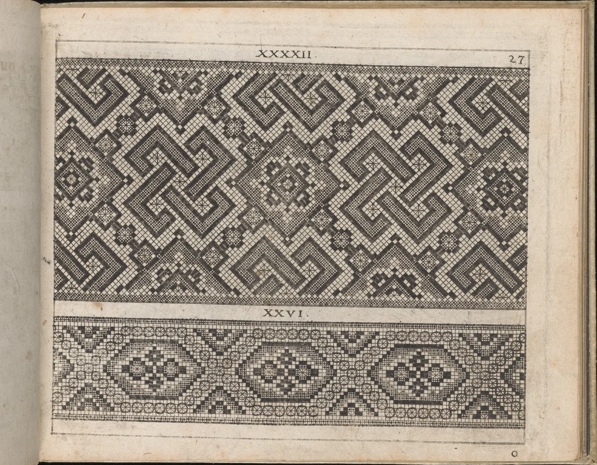 Newes Modelbuch in Kupffer (Page 36r) by Johann Sibmacher, book, 1604