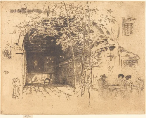 The Traghetto, No.II by James McNeill Whistler, print, 1880