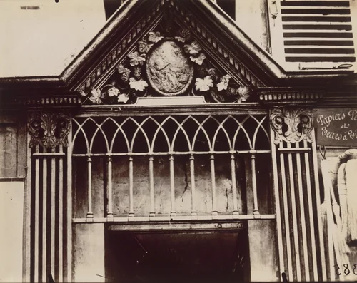 À Sainte Geneviève. 46 Rue de la Montagne-Sainte-Geneviève by Eugène Atget, photograph, 1911