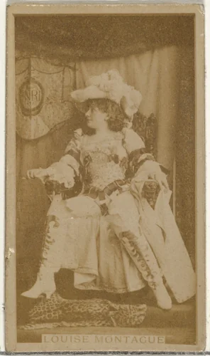 Louise Montague, from the Actors and Actresses series (N145-8) issued by Duke Sons & Co. to promote Duke Cigarettes by W. Duke, Sons & Co., photograph, 1890-1895