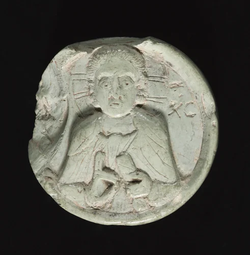 Medallion with Christ by Unknown, sculpture, 1200-1400