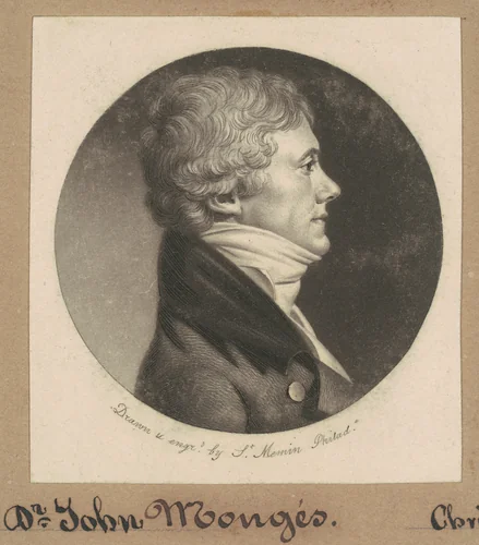 John Armentaire Monges by Charles B. J. Févret de Saint-Mémin, print, 1800