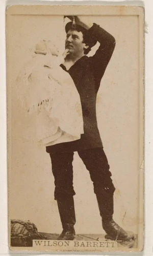 Wilson Barrett, from the Actresses series (N245) issued by Kinney Brothers to promote Sweet Caporal Cigarettes by Kinney Brothers Tobacco Company, photograph, 1890