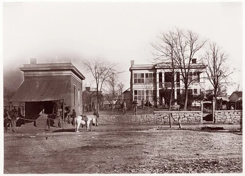 Provost Marshals Headquarters, Chattanooga by George N. Barnard, photograph, 1861-1865