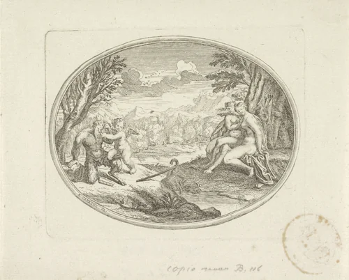 Omnia vincit Amor by anonymous, print, 1599