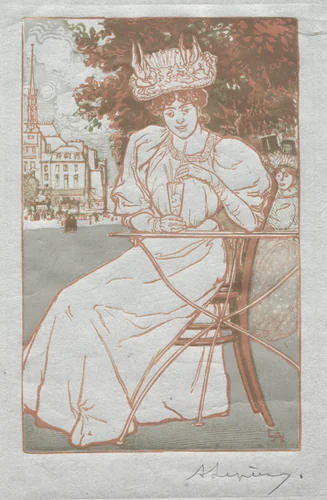 Paris Almanac, 1897: Summer by Auguste Louis Lepère, print, 1897